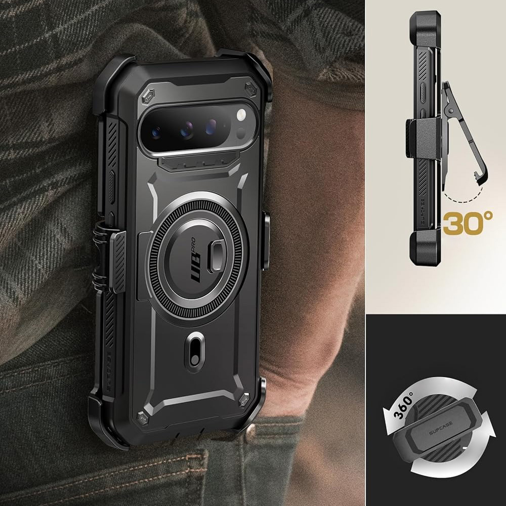 Etui pancerne Supcase Unicorn Beetle Pro Mag do Pixel 9 Pro XL, czarne